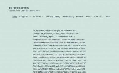 360promocodes.com screenshot