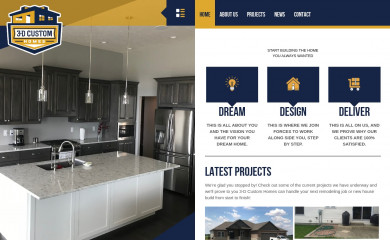 3-dcustomhomes.com screenshot