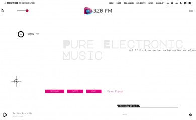320.fm screenshot