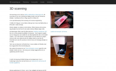3d-scanning.se screenshot