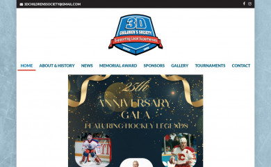 3dcharityhockey.com screenshot