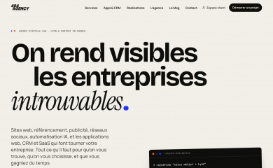404agency.fr screenshot