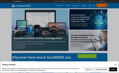 42gears.com screenshot