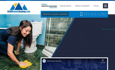 5280housecleaning.com screenshot
