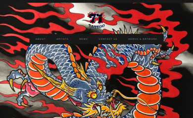 71tattoo.com screenshot