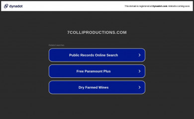 7colliproductions.com screenshot