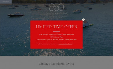 850lakeshoredrive.com screenshot