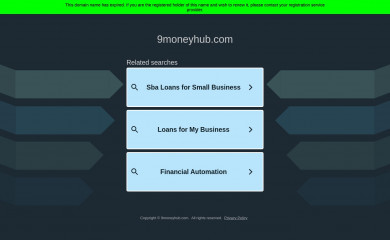 9moneyhub.com screenshot